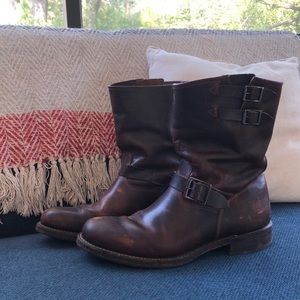 Frye Rand Leather Engineer Boots